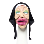 Latex Bee Stung Nun Mask