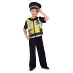 Child Costume Sustainable Police Age 8-10 Years