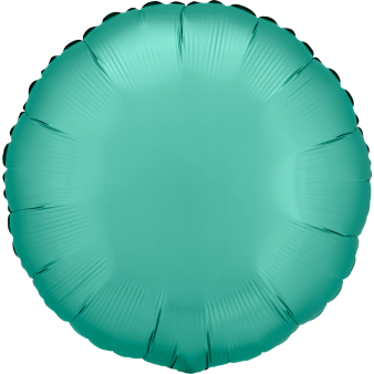 Standard Silk Lustre Jade Green Round Foil Balloon C16 Packaged 43 cm Standard Silk Lustre Jade Green Round Foil Balloon C16 Packaged 43 cm