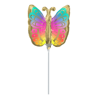 Mini Shape Colourful Butterfly Foil Balloon A30 Airfilled Mini Shape Colourful Butterfly Foil Balloon A30 Airfilled