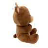 2-in-1 plush toy balloon weight brown bear with loop, 21cm, 170g