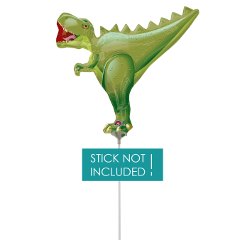Mini Shape T-Rex Foil Balloon A30 Bulk 35 cm x 27 cm Mini Shape T-Rex Foil Balloon A30 Bulk 35 cm x 27 cm