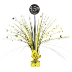 Spray Centrepiece Sparkling Gold Celebrations with Add Any Age Stickers