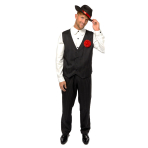 Adult Costume Gangster Man Size Std