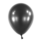 50 Latex Balloons Decorator Pearl Jet Black 27.5 cm / 11"