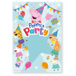 Backdrop Peppa Pig Fabric 2 m x 1,4 m