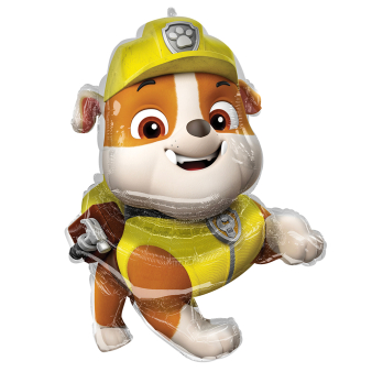 SuperShape Paw Patrol Rubble Foil Balloon P38 Packaged 81 cm x 64 cm SuperShape Paw Patrol Rubble Foil Balloon P38 Packaged 81 cm x 64 cm