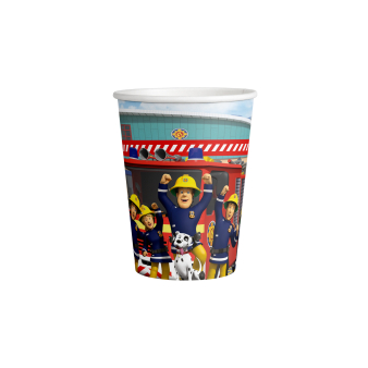 8 Cups Fireman Sam Paper 250 ml