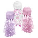 3 Lanterns Jelly Fish Magical Ocean Paper 24 cm