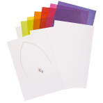 Lantern Building Kit DIY Rainbow Paper 12 Pieces