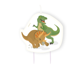 Character Candle Happy Dinosaur Height 10 cm Character Candle Happy Dinosaur Height 10 cm