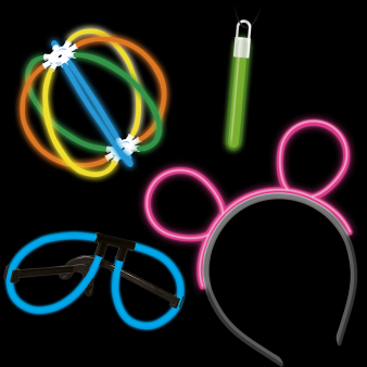 Glow Stick Party Set, 4 Products