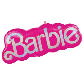 SuperShape Barbie Foil Balloon P38 packaged 81cm x 30 cm SuperShape Barbie Foil Balloon P38 packaged 81cm x 30 cm