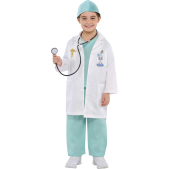 Child Costume Doctor Age 3 - 4 Years Child Costume Doctor Age 3 - 4 Years