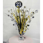 Spray Centrepiece 21 Sparkling Celebration Gold Foil / Paper 45.7 cm