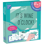 12 Flip napkins "Weinabend" 33x33cm, double-sided printed