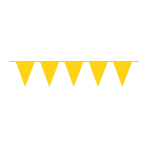 Pennant Banner Sunshine Yellow Plastic 1000 x 32 cm