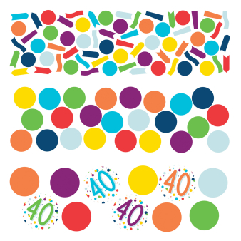 Confetti 40 Confetti Birthday Paper 34 g Confetti 40 Confetti Birthday Paper 34 g