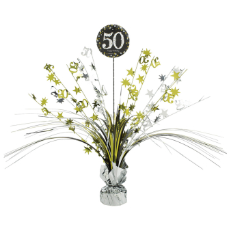 Spray Centrepiece 50 Sparkling Celebration - Gold Foil / Paper 45.7 cm Spray Centrepiece 50 Sparkling Celebration - Gold Foil / Paper 45.7 cm