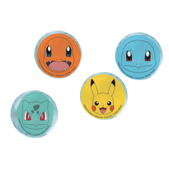 4 Bounce Balls Pokémon 2024 4 cm / 1.61" 4 Bounce Balls Pokémon 2024 4 cm / 1.61"