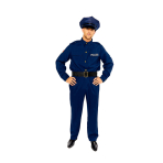 Adult Costume German Police Officer Size Std