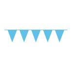 Pennant Banner Caribbean Blue Plastic 1000 x 32 cm