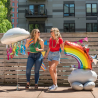 AirLoonz Rainbow Foil Balloon P71 Packaged 91 cm x 132 cm