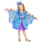 Child Costume Peacock Princess Age 3 - 4 Years