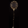 Clearz Crystal Clear with LED white Foil Balloon P45 Packaged 40 cm x 40 cm