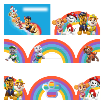 8 Invites and Envelopes Paw Patrol 2022 Paper 8 Invites and Envelopes Paw Patrol 2022 Paper