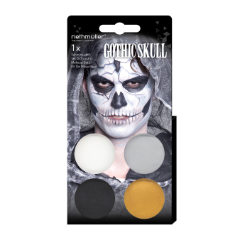 Aqua Kit Gothic/Skull (4 x Face Paint 3.5 g / 1 Brush) Aqua Kit Gothic/Skull (4 x Face Paint 3.5 g / 1 Brush)