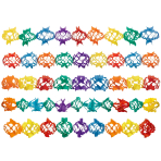 Garland Bright Paper Assorted 14 - 17 x 400 cm