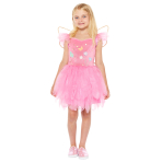 Child Costume Pink Fairy Age 3-4 Years