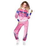 Womens Costume 80's Velour Joggersuit Extra Large