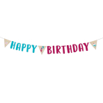 Letter Banner My Birthday Party Paper 180 x 14.8 cm
