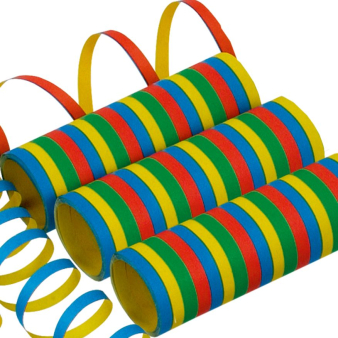 3 Streamers Stripes Flame Retardant Paper 0.7 x 400 cm
