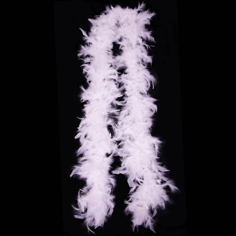 Costume Accessory Deluxe Feather Boa White One Size