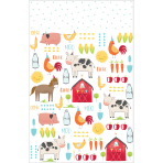 Tablecover Barnyard Birthday Plastic 137 x 243 cm
