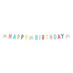 Letter Banner Confetti Birthday 21 Paper 180 x 13,8 cm