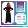 Child Costume Sustainable Rose Vampiress Age 3-4 Years