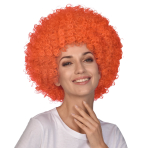 Costume Accessory Afro Wig Orange One Size