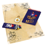 Party Game 'Treasure Hunt' Pirates Map, 24 pieces