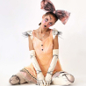 Adult Costume Creepy Doll Size L
