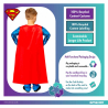 Child Costume Sustainable Superman Age 10-12 Years