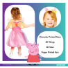 Child Costume Peppa Rainbow Dress Age 3-4 Years