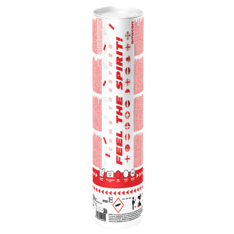 Confetti Cannon paper rectangular red/white Confetti Cannon paper rectangular red/white