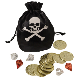 Costume Accessory Coin & Pouch Set Pirate