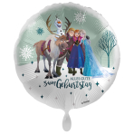 Standard Happy Frozen Birthday Foil Balloon PL40 Packaged 45 cm