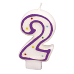 Numeral Candle 2 Height 7.3 cm