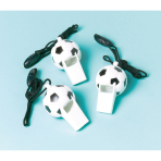 12 Whistles Championship Soccer Plastic 6.2 x 3.2 cm